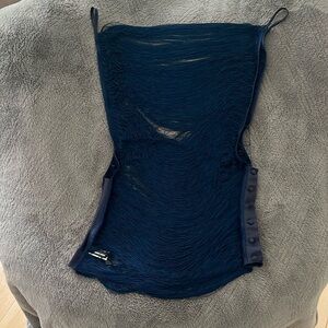 Andres Sarda runway piece. Fringe Chemise O/S